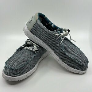 Hey Dude Wally Sox Loafer Shoes, Size 8